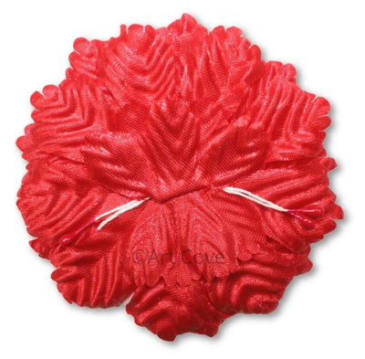 Red Capia Flowers Flat Carnation Capia Base for Corsages 12 Pieces - artcovecrafts.com