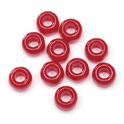 9mm Opague Red Pony Beads Bulk 1,000 Pieces - artcovecrafts.com