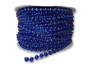 4mm Royal Blue Plastic Fused Pearls Garland Strands for Decorating & Crafts 24 Yards - artcovecrafts.com