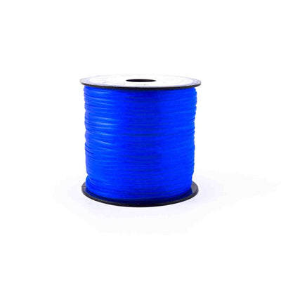 Neon Blue Plastic Craft Lace Lanyard Gimp String Bulk 100 Yard Roll