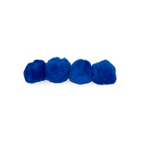 1 inch Royal Blue Small Craft Pom Poms 100 Pieces - artcovecrafts.com