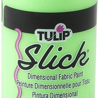 Fluorescent Green Slick Tulip Dimensional Fabric Paint 4oz