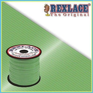 Glow in the Dark Green Plastic Rexlace 100 Yard Roll - artcovecrafts.com