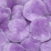 1.5 inch Lavender Craft Pom Poms 50 Pieces - artcovecrafts.com