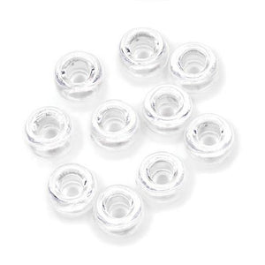 9mm Crystal Clear Pony Beads Bulk 