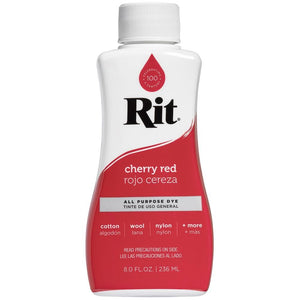 Scarlet Red Rit Dye Liquid All Purpose 8oz