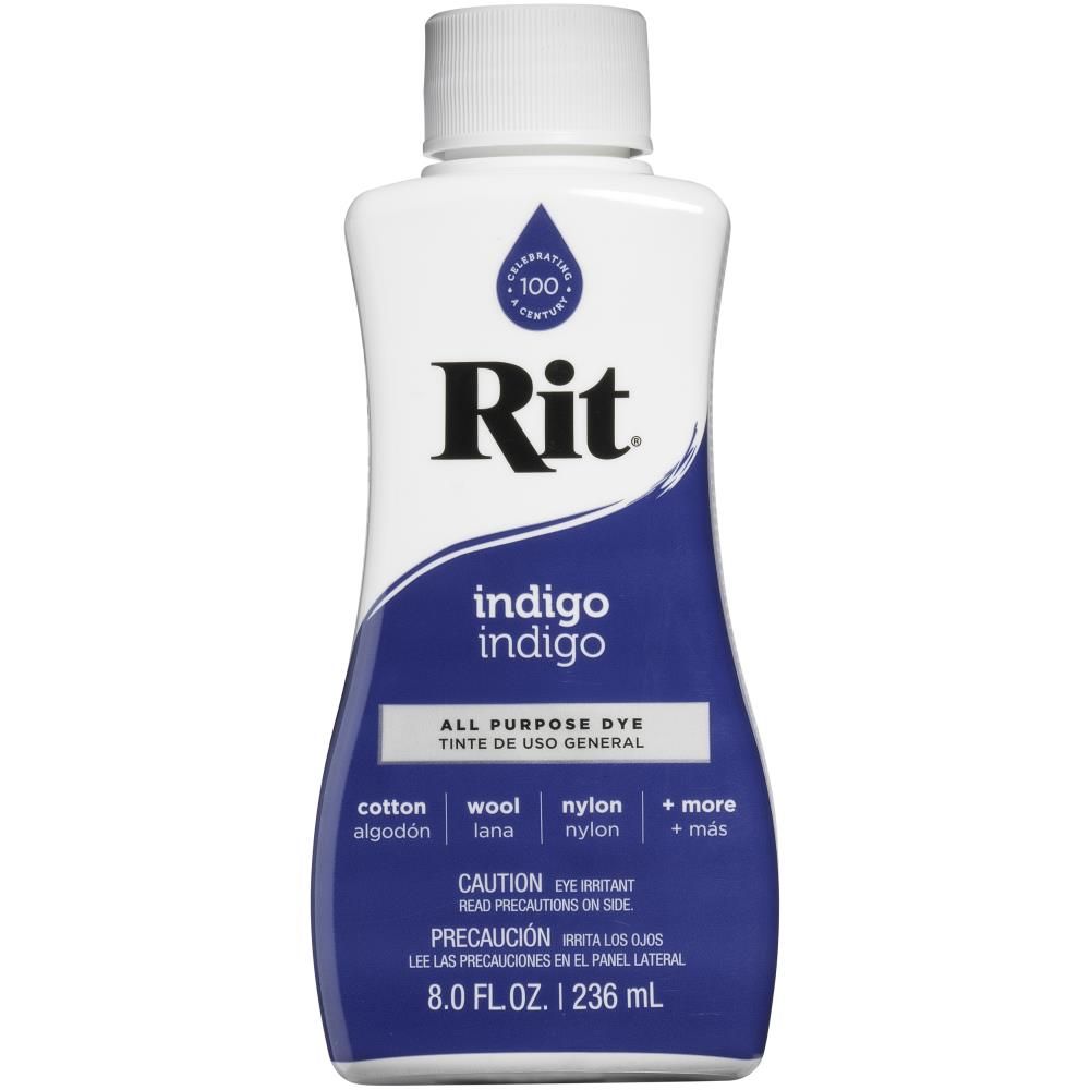 Indigo Rit Dye Liquid All Purpose 8oz