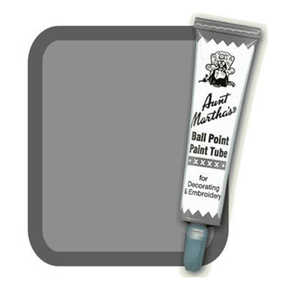 Graphite Aunt Martha's Ballpoint Embroidery Fabric Paint Tube Pens 1 oz - artcovecrafts.com