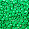 9mm Opaque Green Pony Beads Bulk 1,000 Pieces