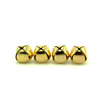 1 Inch Gold Craft Jingle Bells Charms 48 Pieces - artcovecrafts.com