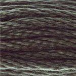 DMC 6 Strand Embroidery Floss Cotton Thread 645 Very Dk Beaver Grey 8.7 Yards 1 Skein