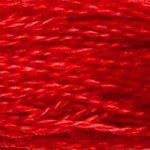 DMC 6 Strand Embroidery Floss Cotton Thread Bulk 666 Bright Christmas Red 8.7 Yards 12 Skeins