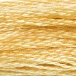 DMC 6 Strand Embroidery Floss Cotton Thread 676 Lt Old Gold 8.7 Yards 1 Skein