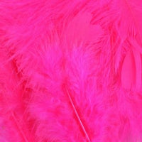 Fuchsia Fluff Marabo Craft Feathers 10.5 Grams