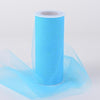 Turquoise Tulle 6 inch Roll 25 Yards - artcovecrafts.com