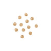 8mm Faceted Plastic Beads Transparent Champagne Bulk 1,000 Pieces - artcovecrafts.com