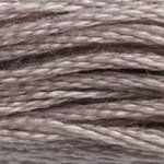 DMC 6 Strand Embroidery Floss Cotton Thread 452 Medium Shell Grey 8.7 Yards 1 Skein