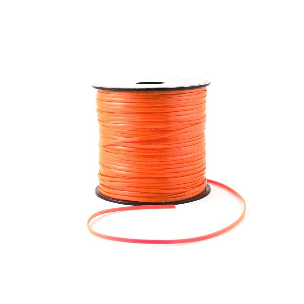 Neon Tangerine Plastic Craft Lace Lanyard Gimp String Bulk 100 Yard Ro ...