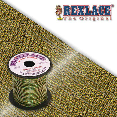 Smoke Holographic Britelace Rexlace 50 Yards - artcovecrafts.com