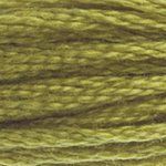 DMC 6 Strand Embroidery Floss Cotton Thread 733 Medium Olive Green 8.7 Yards 1 Skein