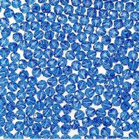 12mm Transparent Dark Blue Faceted Beads 144 Pieces - artcovecrafts.com