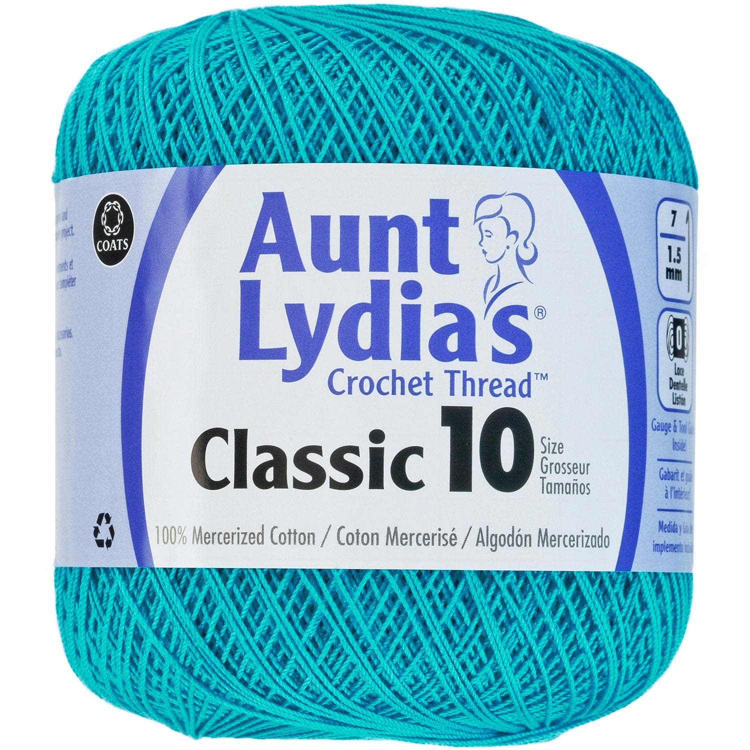 Aunt Lydia's Crochet Thread Size 10 48 Colors Available
