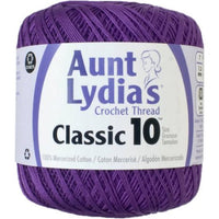 Aunt Lydia's Crochet Thread Size 10 - 48 Colors Available - artcovecrafts.com