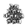 1 Inch 25mm Silver Craft Jingle Bells Charms 48 Pieces - artcovecrafts.com