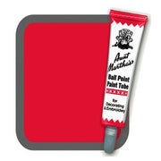 Red Aunt Martha's Ballpoint Embroidery Fabric Paint Tube Pens 1 oz - artcovecrafts.com