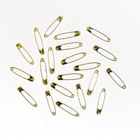 Gold Small Safety Pins Size 1 - 1 Inch 144 Pieces Premium Quality - artcovecrafts.com
