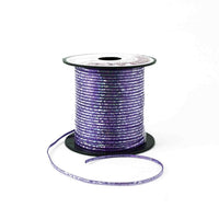 Purple Holographic Plastic Craft Lace Lanyard Gimp String Bulk 50 Yard Roll