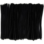 6mm Black Pipe Cleaners Bulk 12 Inches 100 Pieces