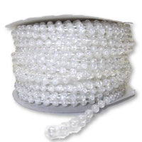 4mm Crytsal AB Plastic Fused Pearls Garland Strands for Decorating & Crafts 24 Yards - artcovecrafts.com