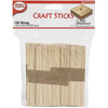 Wood Craft Sticks 4-1/2"X3/8" 150 Pieces