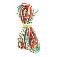 Neon Orange- White- Turquoise Combination Plastic Craft Lace Lanyard Gimp String Bulk 100 Yard Roll