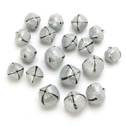 Darice Glitter Bells Assorted Sizes 18 Pieces 1099-26 - artcovecrafts.com
