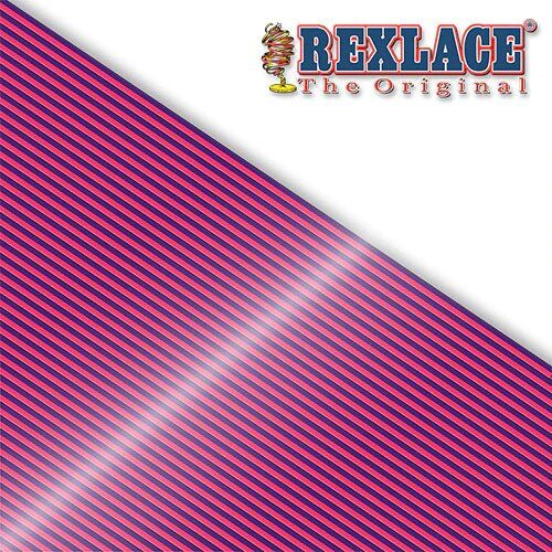 Neon Magenta & Purple Duo Plastic Rexlace 100 Yard Roll - artcovecrafts.com