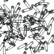 Size Number 0 Small Black Safety Pins Bulk 0.875 Inch 1440 Pieces Premium Quality - artcovecrafts.com