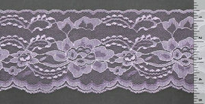 4 Inch Flat Lace Lavender 1 Yard