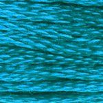 DMC 6 Strand Embroidery Floss Cotton Thread 3844 Dk Bright Turquoise 8.7 Yards 1 Skein