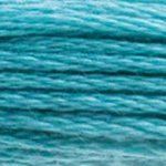 DMC 6 Strand Embroidery Floss Cotton Thread 807 Peacock Blue 8.7 Yards 1 Skein