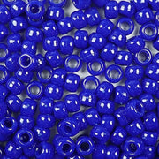 9mm Opaque Royal Blue Pony Beads Bulk 1,000 pieces