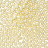 8mm Faceted Plastic Beads Opague Ivory Bulk 1,000 Pieces - artcovecrafts.com