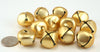 1 Inch 25mm Matte Gold Large Craft Jingle Bells 8 Pieces - artcovecrafts.com