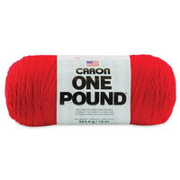 Caron One Pound Yarn Scarlet