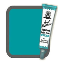 Teal Aunt Martha's Ballpoint Embroidery Fabric Paint Tube Pens 1 oz - artcovecrafts.com