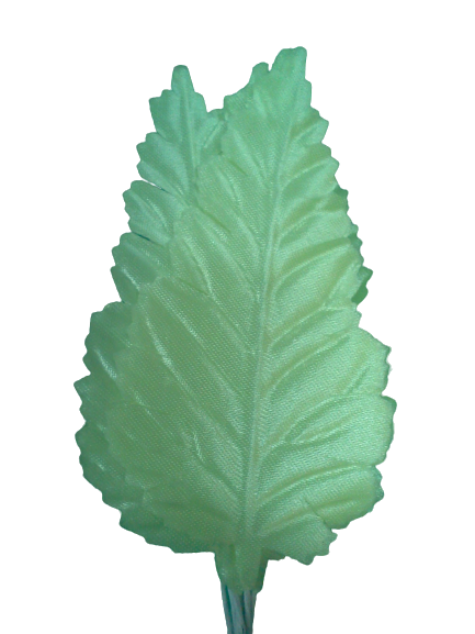 3.5 inch Mint Artificial Leaves with White Stems 144 Pieces