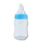 4.25 inch Fillable Plastic Mini Baby Bottles Bulk Blue Cap 24 Pieces Baby Shower Shower Favors - artcovecrafts.com