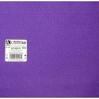 9 x 12 Inch Orchid Felt Square Sheet 1 Piece
