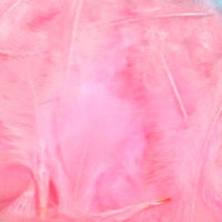 Pink Fluff Marabo Craft Feathers 10.5 Grams